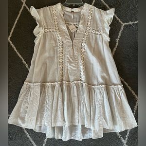 Free People Lace Inset Dress